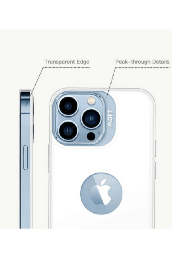 MOFT | Powerful iPhone 13 Pro Magsafe Case Transparency White | 1150105