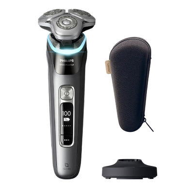 PHILIPS | i9000 Prestige Men's Wet & Dry Electric Shaver with SkinIQ, Dark Slate | XP9202/10