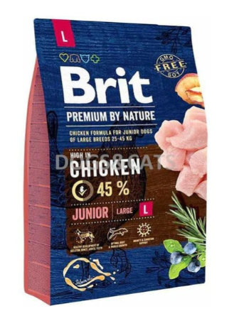 Brit Premium By Nature Junior L 3 Kg | 11888
