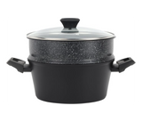 ROYALFORD | 24cm Casserole Steamer with Glass Lid | RF12623