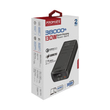 PROMATE | 38000mAh/130W Quick Charging Power Bank | POWERMINE-130W