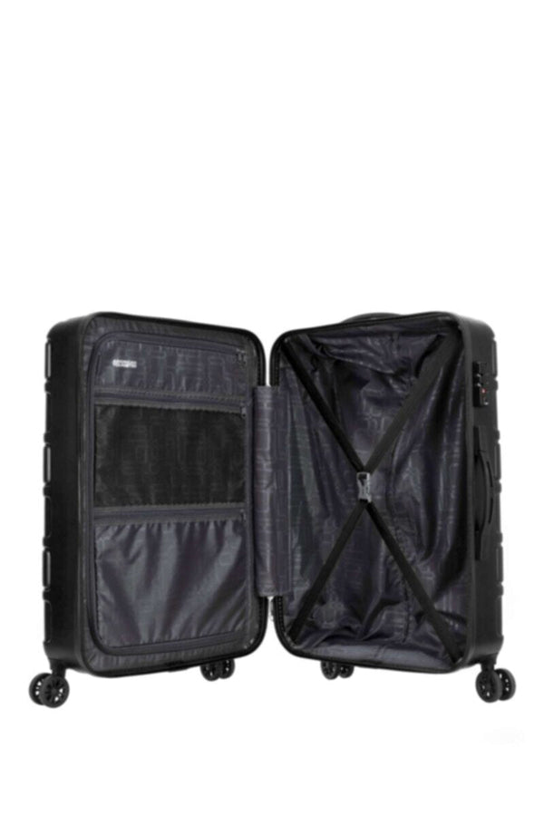 AMERICAN TOURISTER | Bricklane Spinner Luggage Trolley Jet Black