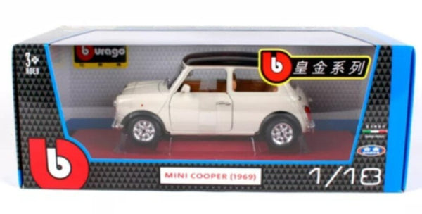 BBURAGO | 18-12036 1:18 (Coll B)   -  Mini Cooper (1969) | 47512036