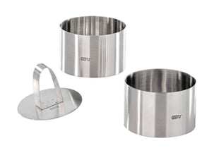 GEFU | Rings for Starters and Desserts FORMA 2Pcs Stainless Steel | 12160