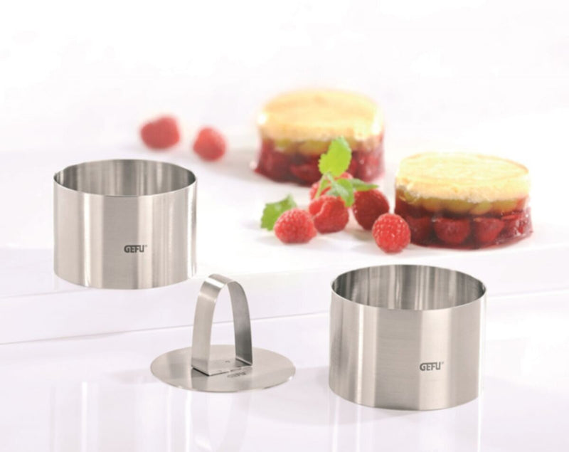 GEFU | Rings for Starters and Desserts FORMA 2Pcs Stainless Steel | 12160