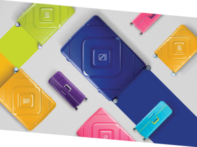 AMERICAN TOURISTER | Trigard 8W Upright Spinner Luggage Trolley Black