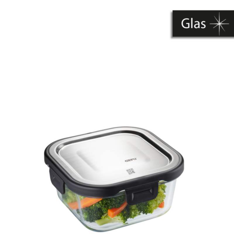 GEFU | Food Storage Container MILO, square, 500 ml | 12756