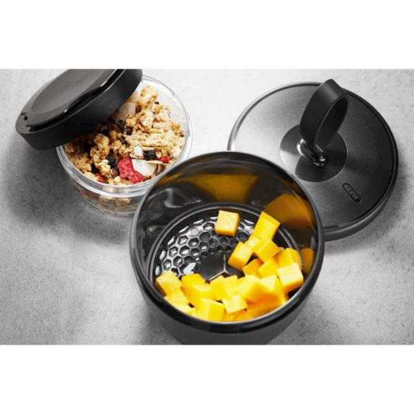 GEFU | Snack Box FOODIE 570ml and 185ml Black | 12761