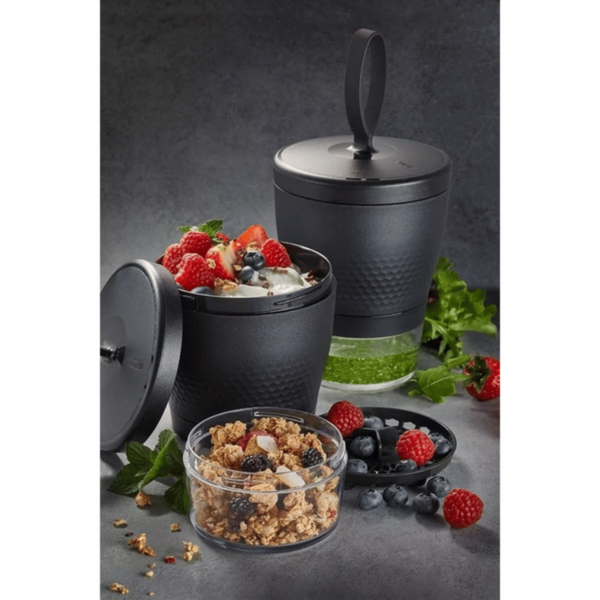 GEFU | Snack Box FOODIE 570ml and 185ml Black | 12761