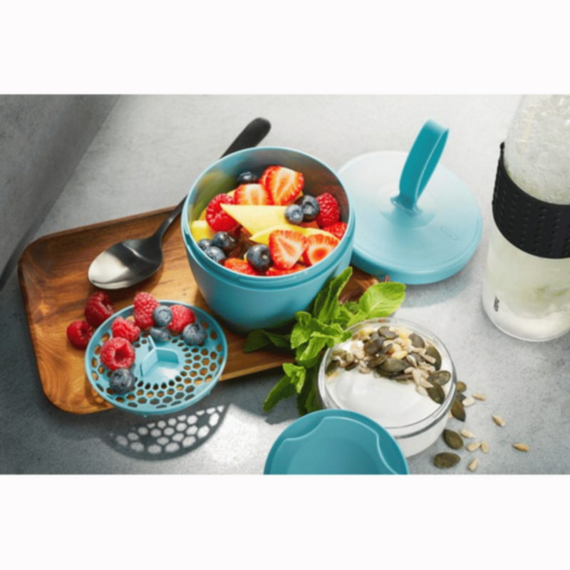 GEFU | Snack Box FOODIE 570ml and 185ml Azure blue | 12763