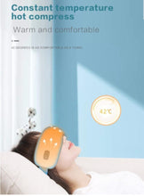 Electric Eye Massager Foldable Rechargeable Heat Vibration Air Compression Massage With Music | 11010000EMR01