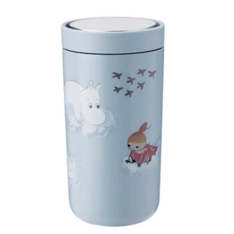 STELTON | To-Go Click D.Steel Cup 0.4ltr Soft Cloud Moomin | 1371