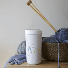 STELTON | To Go Click Vacuum Insulated Cup 0.4ltr Soft Light Grey Moomin | 1371-6