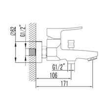 MILANO | Charming Bath Shower Mixer Tap with Hand Shower | 140100100491