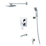 MILANO | Power 3 Way Concealed Shower Mixer Complete Set | 140100100735