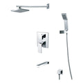 MILANO | Power 3 Way Concealed Shower Mixer Complete Set | 140100100735