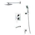 MILANO | Charming 3 Way Concealed Shower Mixer Complete Set | 140100100736
