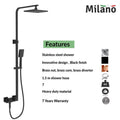 MILANO | Hope Rain Shower Column-Complete Set | 140100100749
