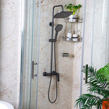MILANO | Enzo Bath Shower with Rod & Rain Shower Complete Set | 140100100812