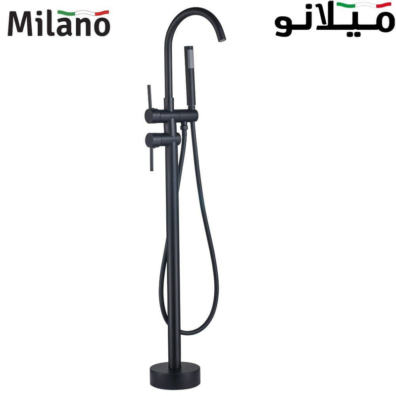 MILANO | Luxe Roan Freestanding Bath Shower Mixer Matt Black | 140100100818