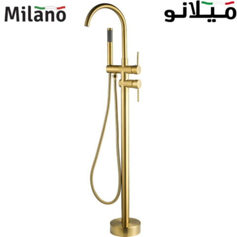 MILANO | Clarke Freestanding Bath Shower Mixer Matt Gold | 140100100819