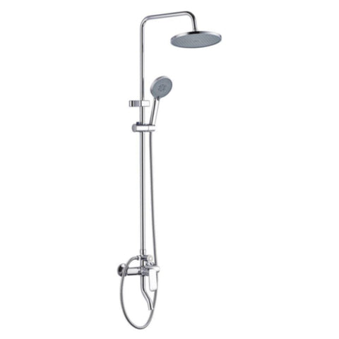 MILANO | Curry Rain Shower Complete Set-Rnd Chrome | 140100100898
