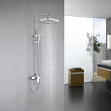 MILANO | Luxe Kobe Square Rain Shower Complete Set Chrome | 140100100900