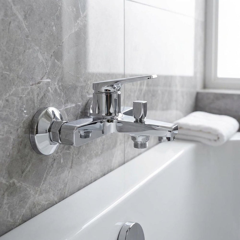 MILANO |  Dulce Bath Shower Mixer with Shower Set Chrome | 140100100906