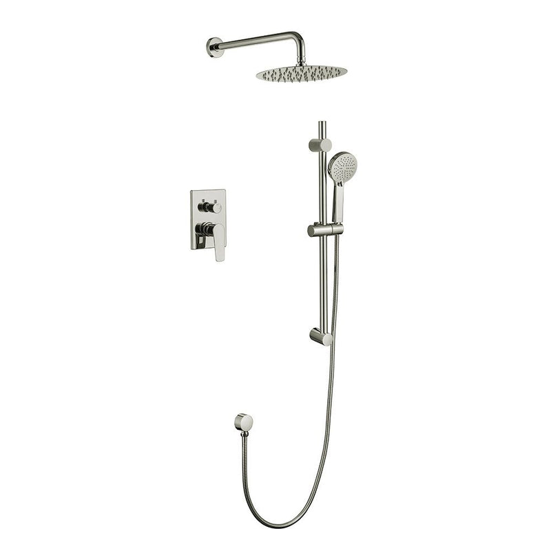 MILANO | Calli Concealed Shower Mixer Complete Set Brushed Nickel Made In China | 140100100919