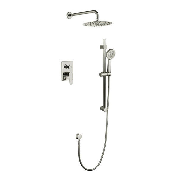 MILANO | Calli Concealed Shower Mixer Complete Set Brushed Nickel Made In China | 140100100919