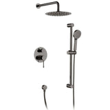 MILANO | Plus Ciro 2 Way Concealed Shower Mixer Set Matt Grey | 140100100931
