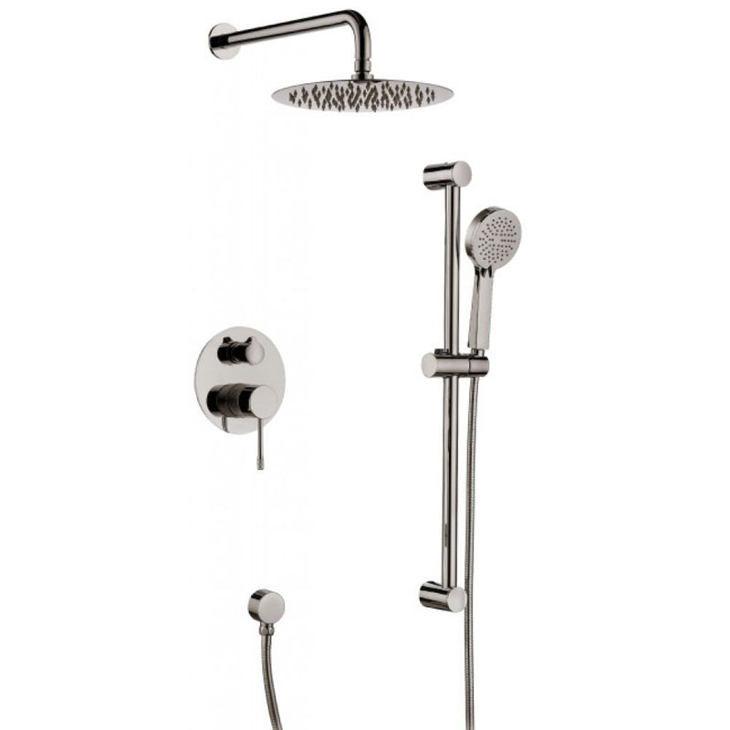 MILANO | Plus Ciro 2 Way Concealed Shower Mixer Set Brushed Nickel | 140100100932