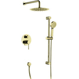 MILANO | Plus Ciro 2 Way Concealed Shower Mixer Set Brushed Brass | 140100100933