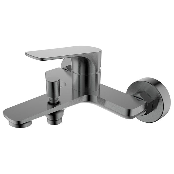 MILANO | Plus Brown Bath Shower With Shower Mixer Gun Metal Grey | 140100100944