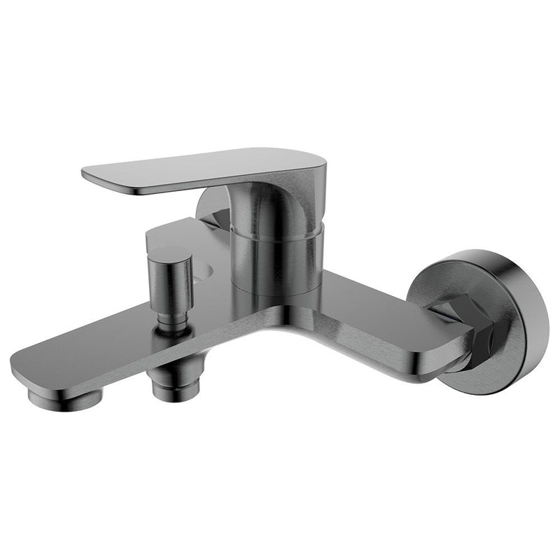MILANO | Plus Brown Bath Shower With Shower Mixer Gun Metal Grey | 140100100944