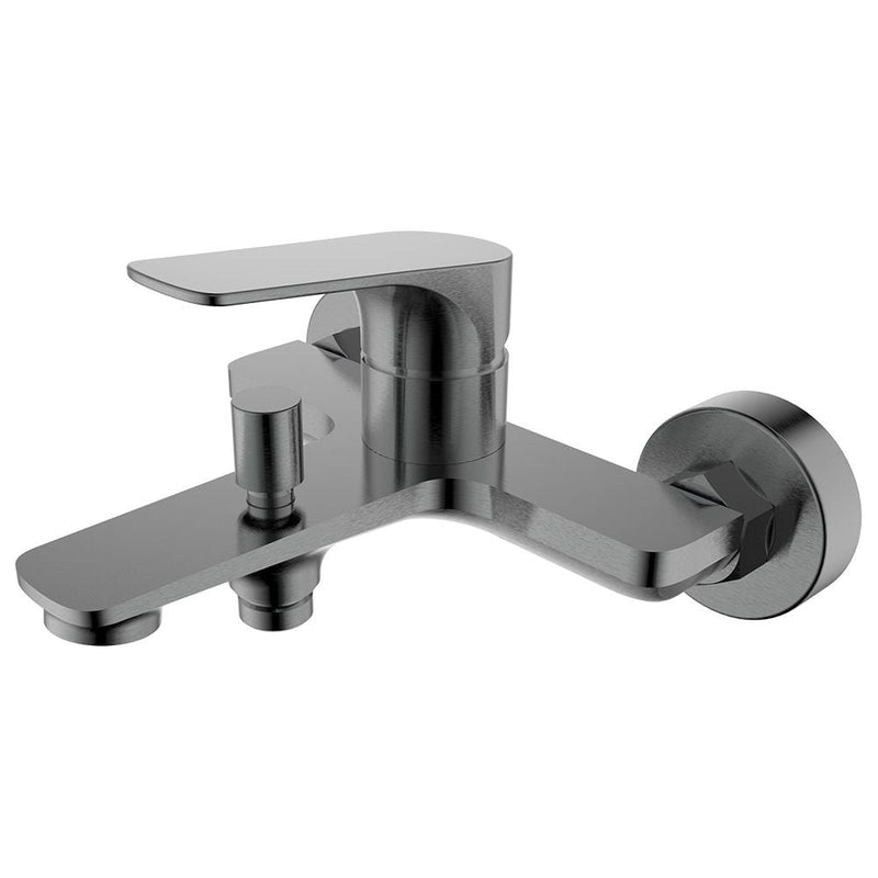 MILANO | Plus Brown Bath Shower with Shower Mixer Gun Metal Grey | 140100100944