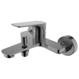 MILANO | Plus Brown Bath Shower with Shower Mixer Gun Metal Grey | 140100100944