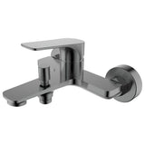 MILANO | Plus Brown Bath Shower With Shower Mixer Gun Metal Grey | 140100100944