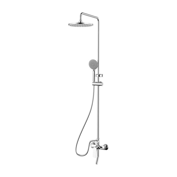 MILANO | Plus Brown Rain Shower Set Chrome | 140100100946