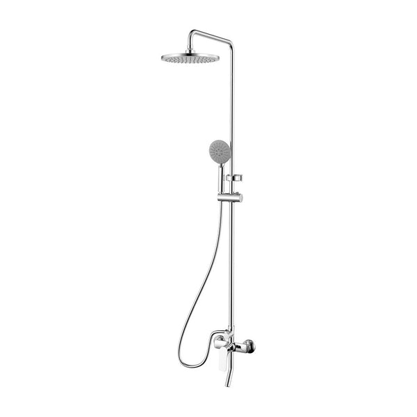 MILANO | Plus Brown Rain Shower Set Chrome | 140100100946