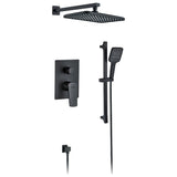 MILANO | Yana Concealed Rain Shower Set-Matt Black | 140100100962