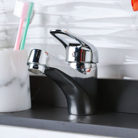 MILANO | Tarki Basin Mixer Tap with Pop Up Waste & Flexible Pipe | 140100200188