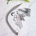 MILANO | Tarki Basin Mixer Tap with Pop Up Waste & Flexible Pipe | 140100200188