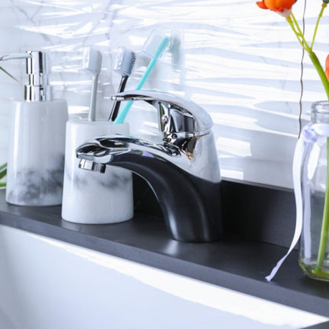 MILANO | Lexus Basin Mixer Tap with Pop Up Waste & Flexible Pipe | 140100200189