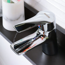 MILANO | Prato Basin Mixer Tap with Pop Up Waste & Flexible Pipe | 140100200364