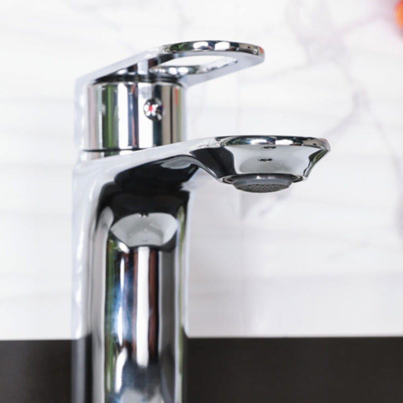 MILANO | Dito Basin Mixer Tap with Pop Up Waste & Flexible Pipe | 140100200590