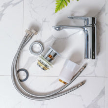 MILANO | Dito Basin Mixer Tap with Pop Up Waste & Flexible Pipe | 140100200590