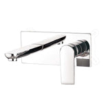 MILANO | Jade Wall Mounted Basin Mixer Silver | 140100200691