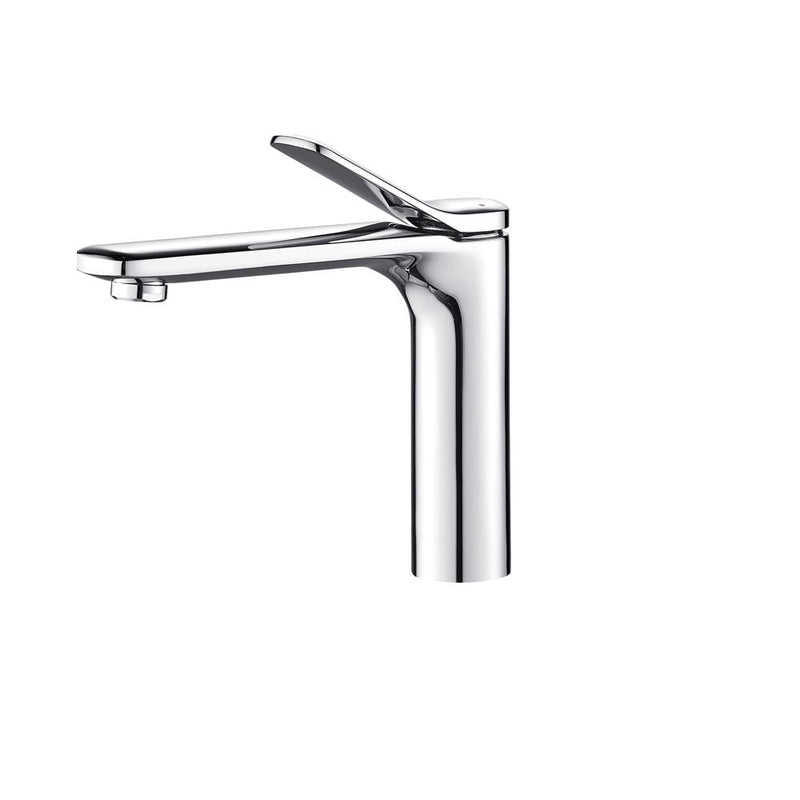MILANO | Luxe Mita Basin Mixer with Pop Up Waste Silver | 140100200758
