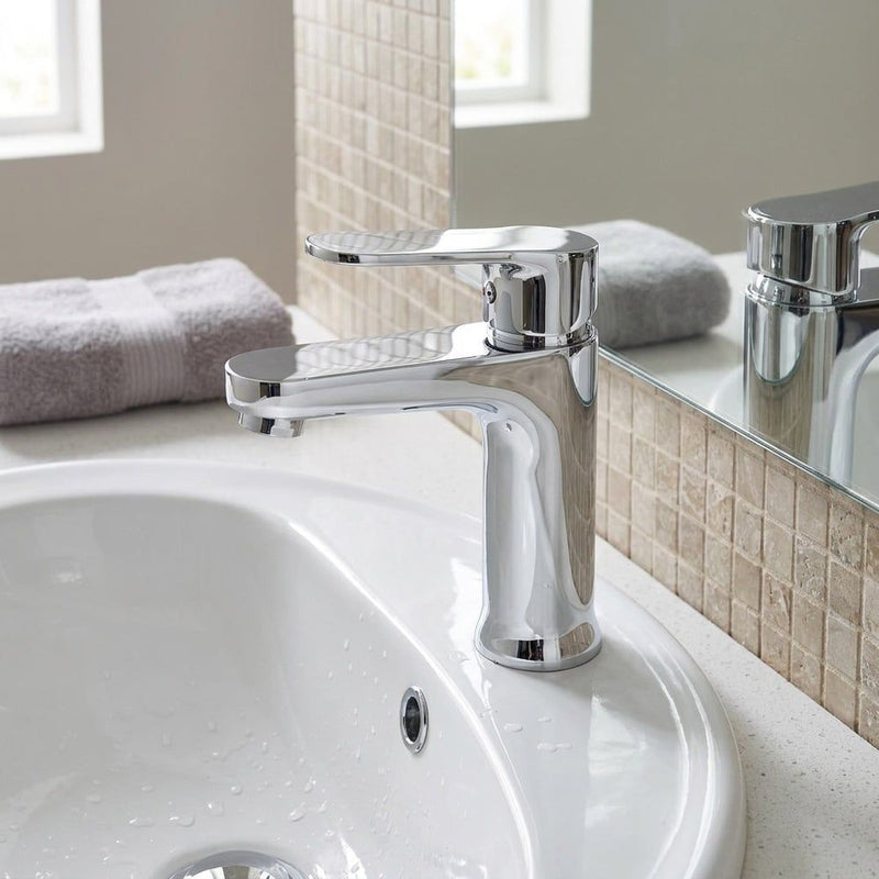 MILANO | Fira Basin Mixer with Pop-Up Waste Chrome | 140100200776